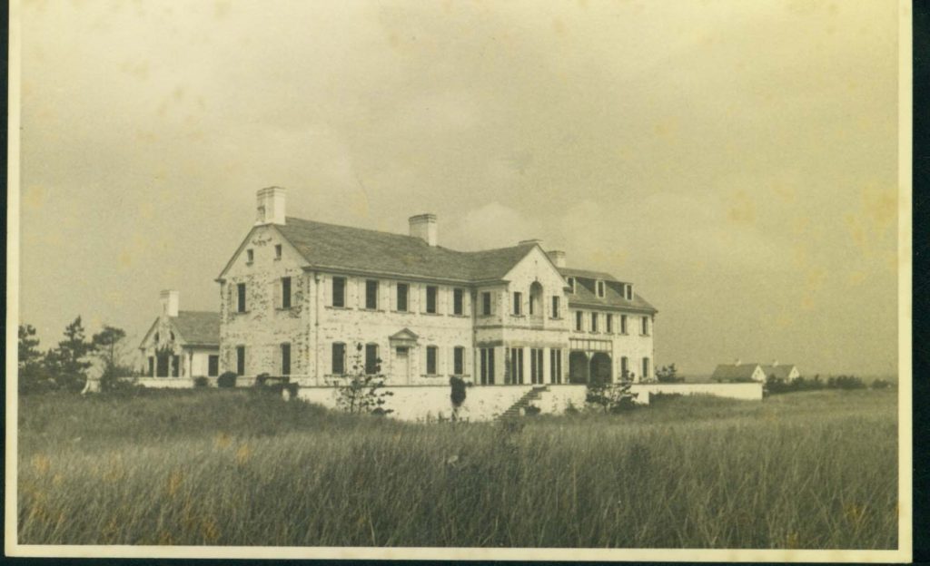 Chestertown House, from the water, 1937